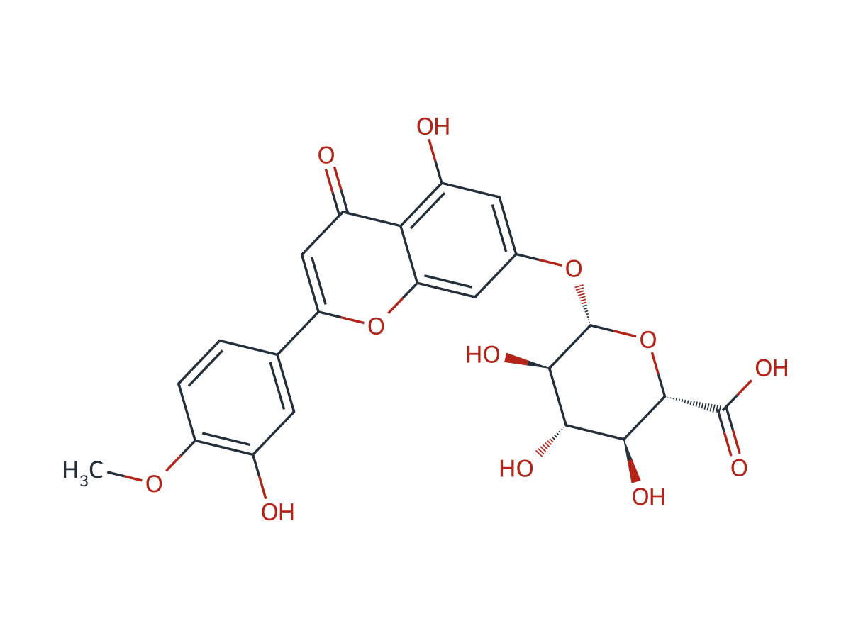 DiosMetin 7-O-β-D-Glucuronide chemical structure