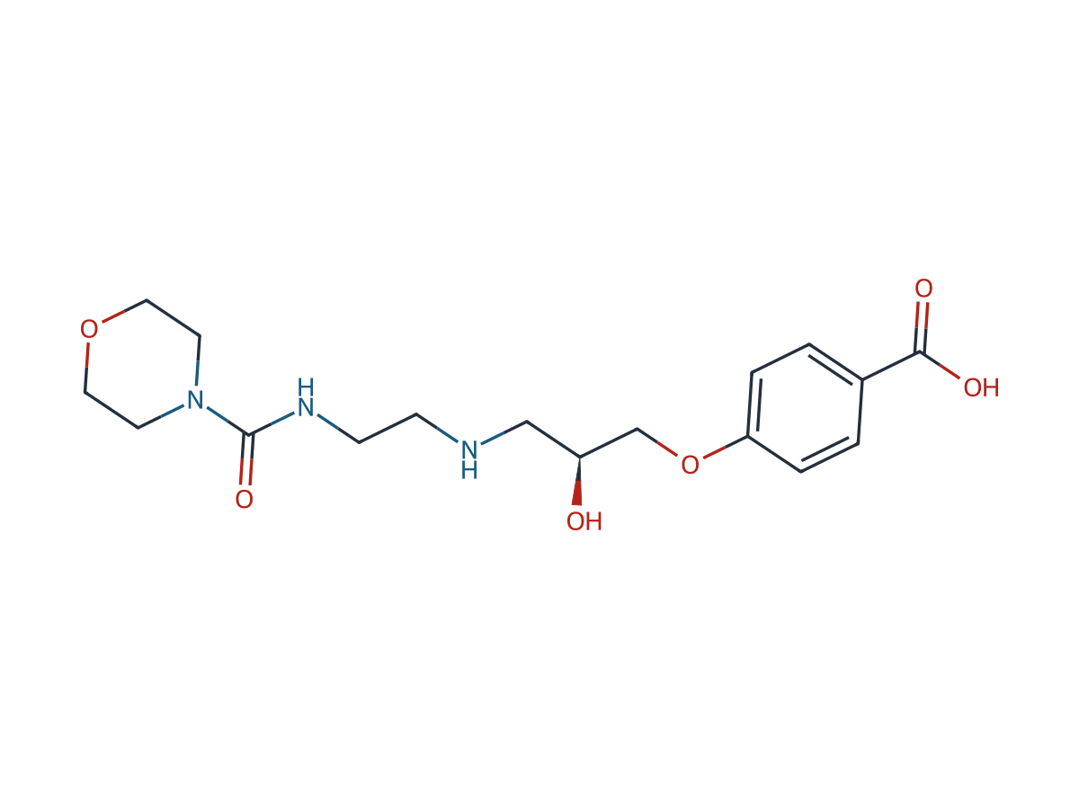 Landiolol metabolite M2 chemical structure