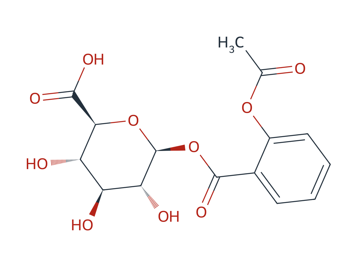 Acetylsalicylic Acid Acyl-D-Glucuronide chemical structure