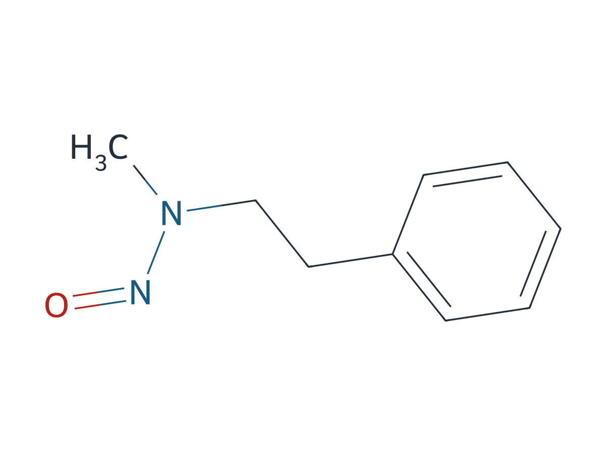Nitrosomethyl-(2-phenylethyl)amine chemical structure