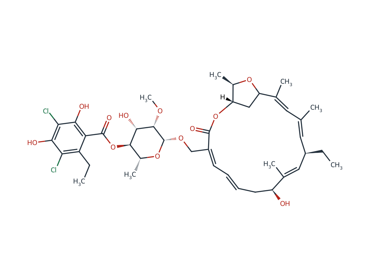 Fidaxomicin degradation impurity chemical structure