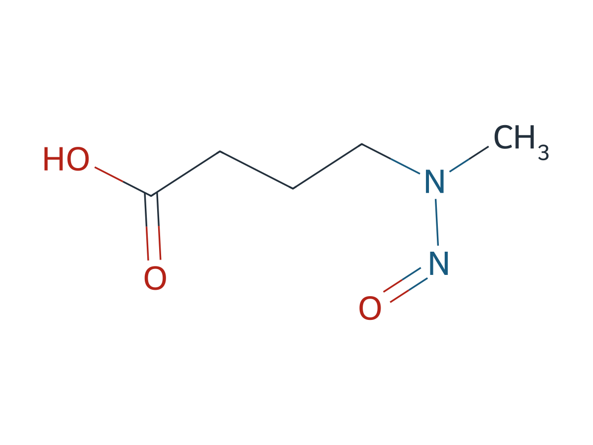 N-Nitroso-N-methyl-4-aminobutyric Acid chemical structure