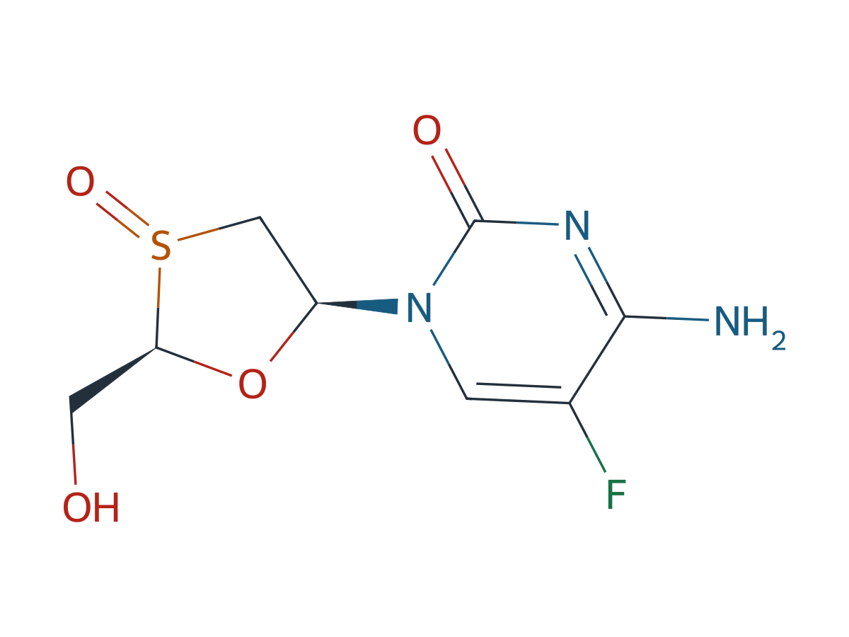 Emtricitabine Sulfoxide chemical structure