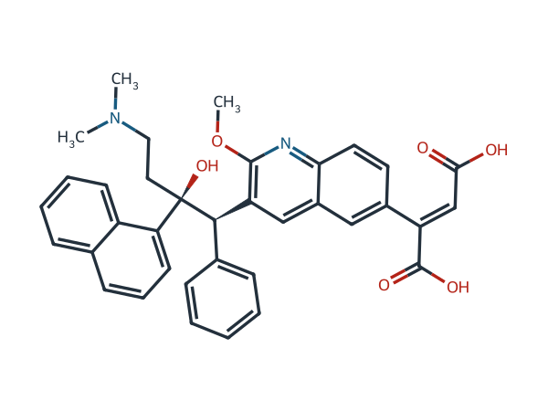 Bedaquiline fumarate light degradation impurity chemical structure