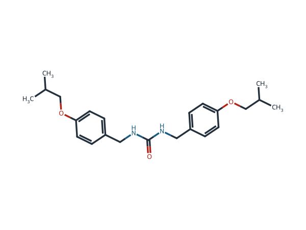 1,3-Bis(4-isobutoxybenzyl)urea chemical structure