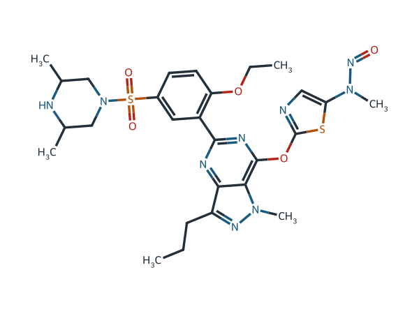 Nitroso-prodenafil chemical structure