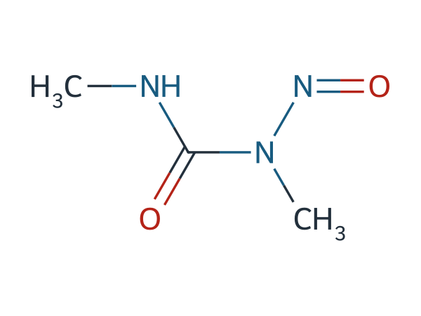 1,3-Dimethyl-3-nitrosourea chemical structure
