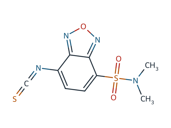 DBD-NCS[=4-(N,N-Dimethylaminosulfonyl)-7-isothiocyanato-2,1,3-benzoxadiazole] [for HPLC Labeling and Edman Degradation] chemical structure