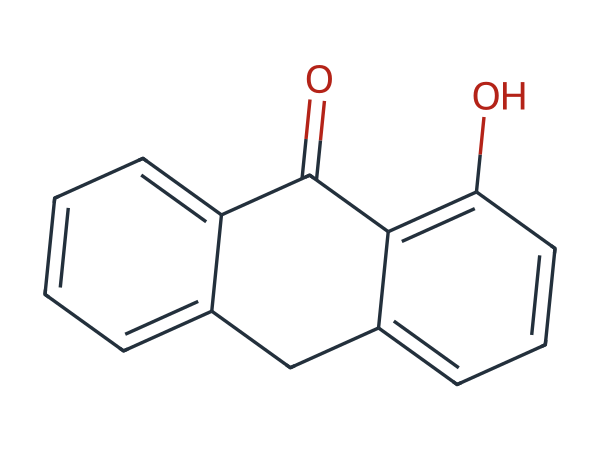 Dithranol EP Impurity D chemical structure