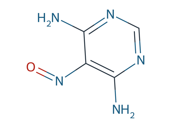 5-Nitrosopyrimidine-4,6-diamine chemical structure