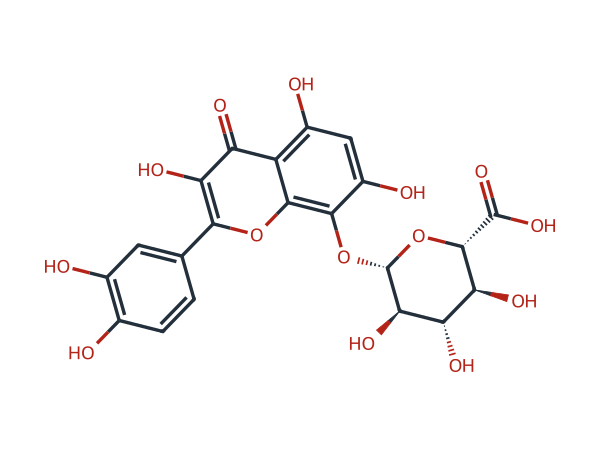 Gossypetin 8-O-β-D-glucuronide chemical structure