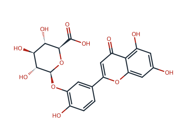 Luteolin 3'-glucuronide chemical structure
