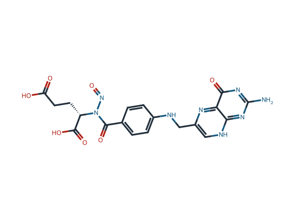N-Nitroso Folic acid EP Impurity C chemical structure