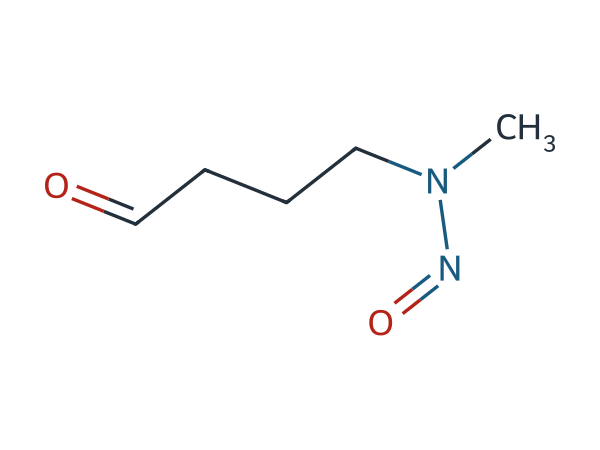 N-Nitroso N-Methyl-4-Amino-Butanal chemical structure
