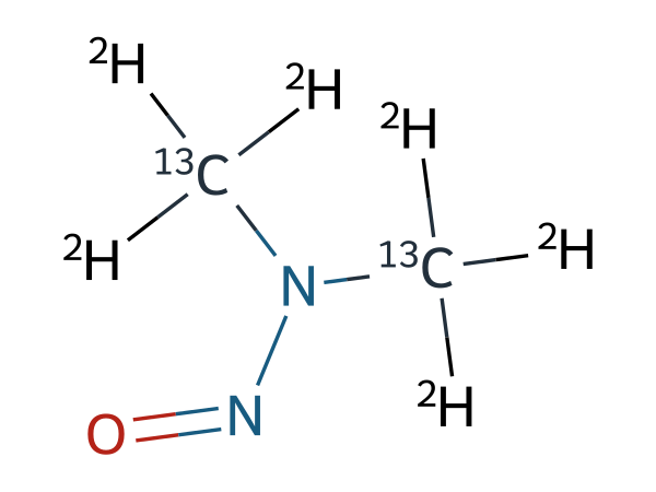 N-Nitrosodimethylamine-13C2-d6 chemical structure