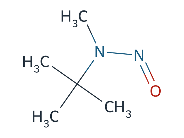 N-Nitroso-methyl-tertbutyl-amine chemical structure