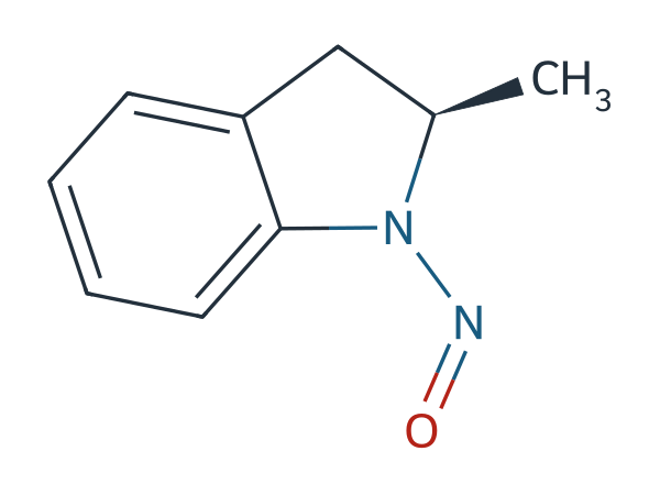 (R)-2-methyl-1-nitrosoindoline chemical structure