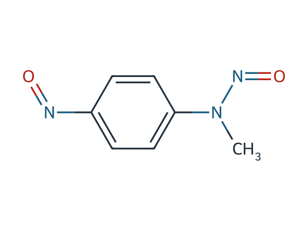 N-methyl-N-(4-nitrosophenyl)nitrous amide chemical structure
