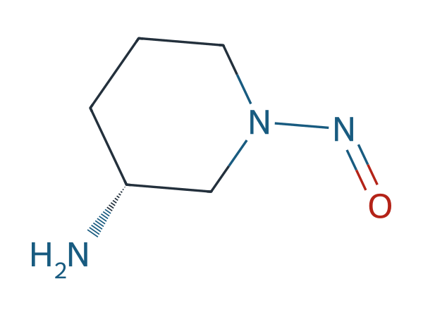 (R)-1-nitrosopiperidin-3-amine chemical structure