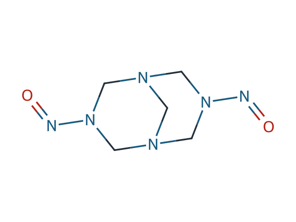 Dinitrosopentamethylenetetramine chemical structure