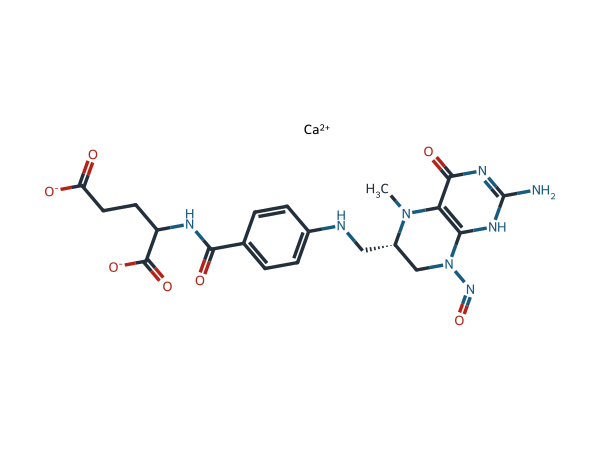 N-Nitrosopiperazine L-5 methyltetrahydrofolate calcium chemical structure