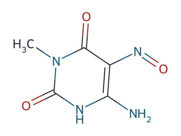 6-Amino-3-Methyl-5-Nitroso-1H-Pyrimidine-2,4-Dione chemical structure