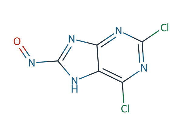 2,6-Dichloro-8-Nitroso-7H-Purine chemical structure