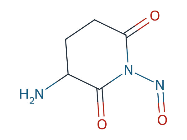 3-Amino-1-Nitroso Piperidine-2,6-Dione chemical structure