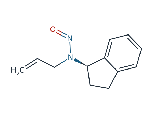 (R)-N-Nitroso-N-2-propenyl-1-indanamine chemical structure