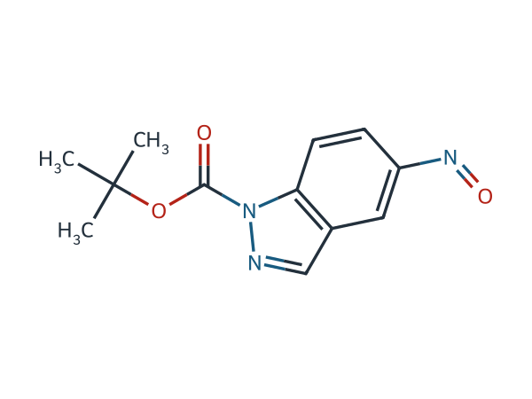 tert-butyl 5-nitroso-1H-indazole-1-carboxylate chemical structure