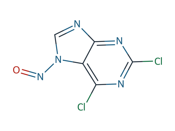 2,6-dichloro-7-nitroso-7H-purine chemical structure