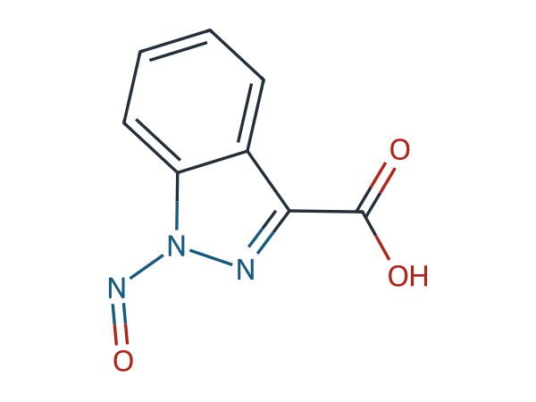 1-Nitroso-1H-indazole-3-carboxylic Acid chemical structure