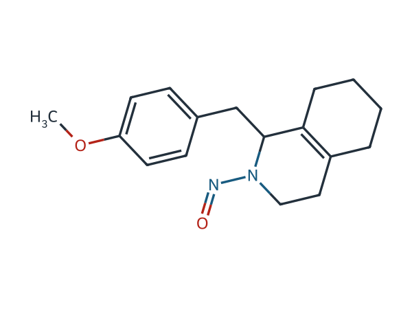N-Nitroso 1-( 4-Methoxy Benzyl) 1,2,3,4,5,6,7,8-octahydro Isoquinoline chemical structure