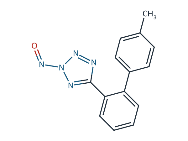 5-(4'-methyl-[1,1'-biphenyl]-2-yl)-2-nitroso-2H-tetrazole chemical structure