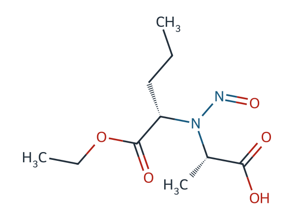 N-Nitroso-N-[(S)-1-Carbethoxy-1-butyl]-(S)-alanine chemical structure