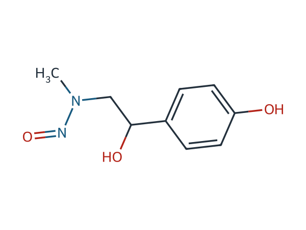 4-Hydroxy-alpha-[(methylnitrosoamino) methyl] benzenemethanol chemical structure