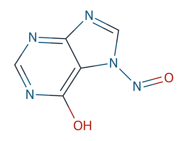 7-Nitroso-7H-purin-6-ol chemical structure