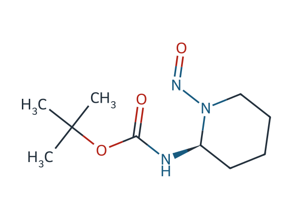 (S)-Tert-butyl (1-nitrosopiperidin-2-yl)carbamate chemical structure