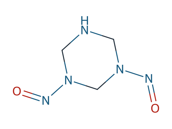 1,3-Dinitroso-1,3,5-triazinane chemical structure