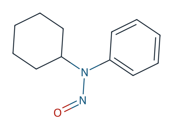 N-Nitroso-N-cyclohexylaniline chemical structure
