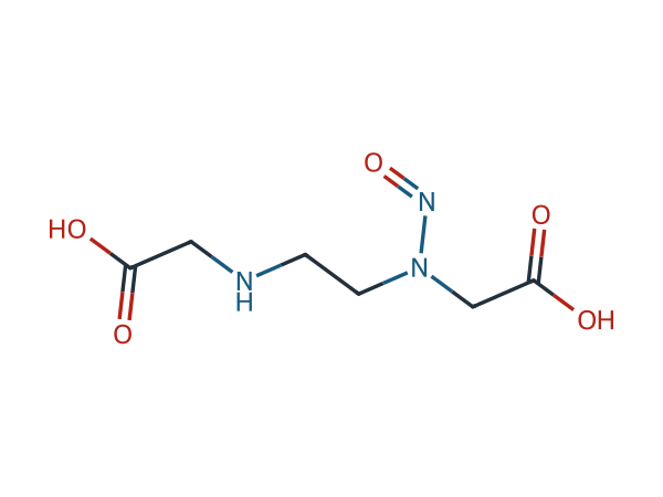 (2-((Carboxymethyl)(nitroso)amino)ethyl)glycine chemical structure