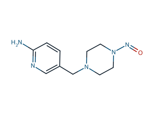 5-((4-Nitrosopiperazin-1-yl)methyl)pyridin-2-amine chemical structure