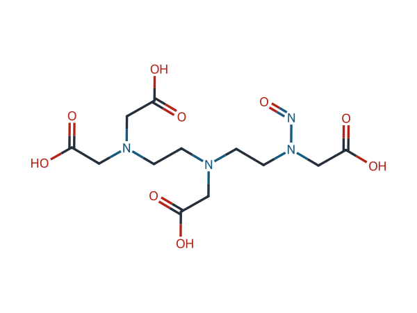 2,2'-((2-((Carboxymethyl)(2-((carboxymethyl)(nitroso)amino)ethyl)amino)ethyl)azanediyl)diacetic Acid chemical structure