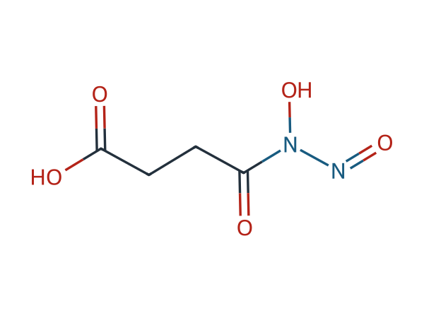 4-(Hydroxy(nitroso)amino)-4-oxobutanoic Acid chemical structure