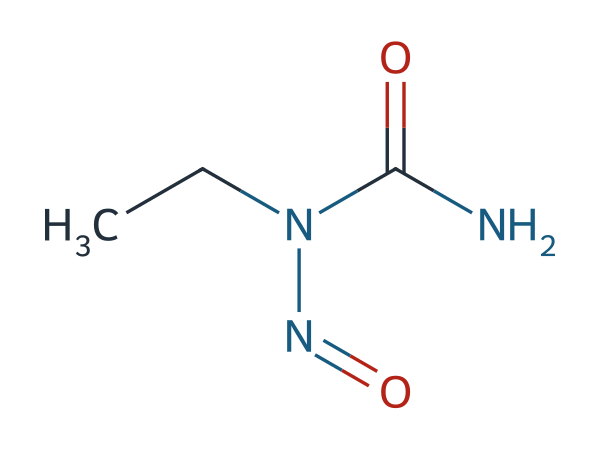 N-Nitroso-N-ethyl Urea, Contains 40% water, 1.8 % AcOH chemical structure