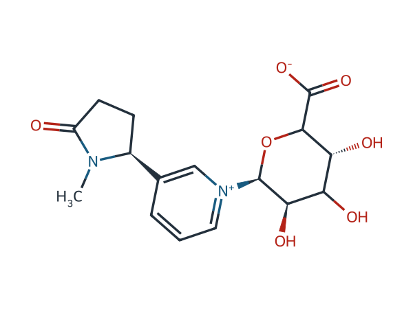 Cotinine glucuronide chemical structure