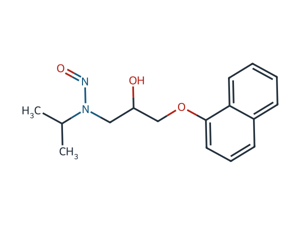 N-Nitrosopropranolol (Mixture of Isomers) chemical structure