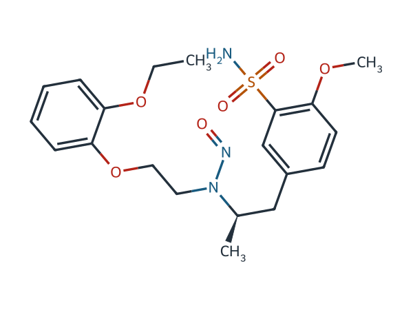 N-Nitroso Tamsulosin Impurity (Mixture of Isomers) chemical structure