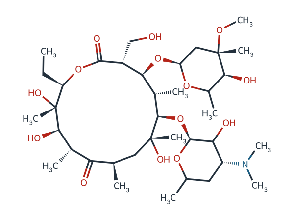 Erythromycin EP Impurity A chemical structure