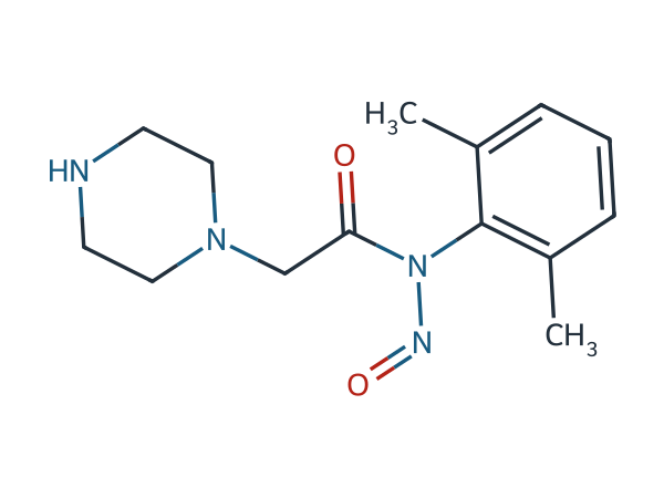 N-Nitroso Ranolazine Impurity 14 chemical structure